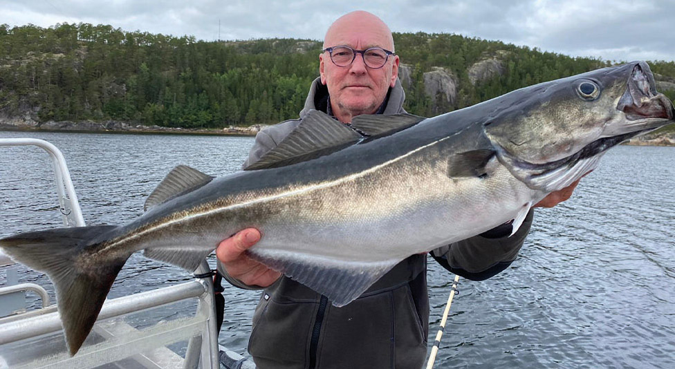 Jonge dame Zeker gezond verstand Fishing Norway